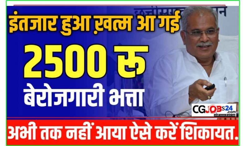 छत्तीसगढ़ बेरोजगारी भत्ता 2023 की छठवीं किस्‍त जारी « ऑनलाइन चेक करें पैसा मिला या नहीं