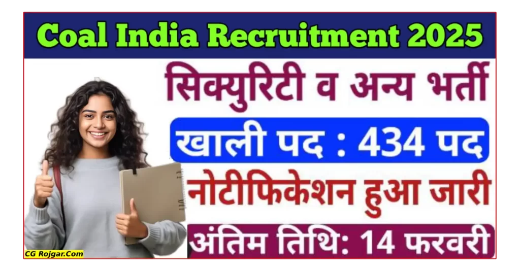 Coal India Recruitment 2025: कोल इंडिया में आवेदन प्रक्रिया शुरू
