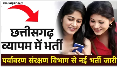 छत्तीसगढ़ पर्यावरण विभाग में रसायनज्ञ (केमिस्ट) के पदों भर्ती,लास्ट डेट 14 नवंबर